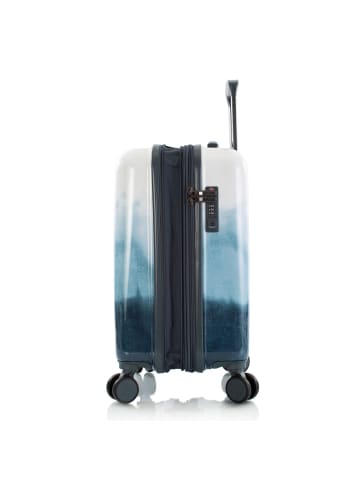 Heys Black Camo 4 Rollen Kabinentrolley S 53 cm mit Dehnfalte in blue