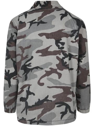 Urban Classics Track Jackets in grey camo