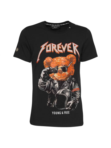 Roberto Geissini Cool Bear T-Shirt Schwarz Unisex