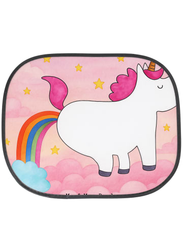 Mr. & Mrs. Panda Sonnenblende Auto Einhorn Pupsen Design ohne Sp... in Weiß