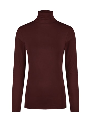 Cotton Candy Langarmshirt in burgundy