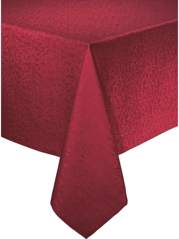 Erwin Müller Jacquard, Baumwollmischung, Gewebt Tischdecke Hamm in rubin