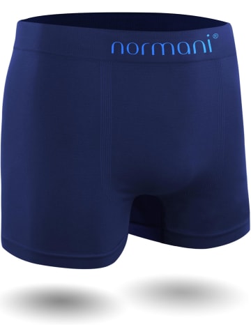 normani 6 Stück Mikrofaser-Boxershorts für Herren aus Nylon in Blau