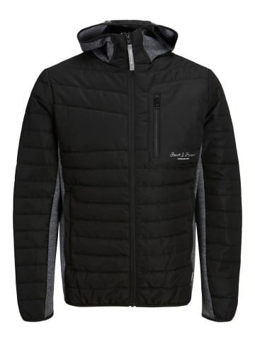 Jack & Jones Parka 'Berg Hybrid' in schwarz