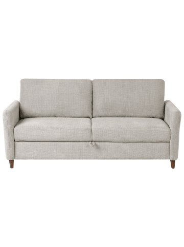 Beliani 3-Sitzer Sofa MARE in Grau/Braun - (W) 184 x (H) 88 x (L) 77 cm