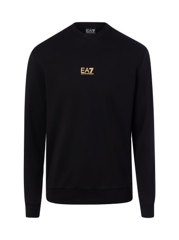 EA7 Sweatshirt in schwarz