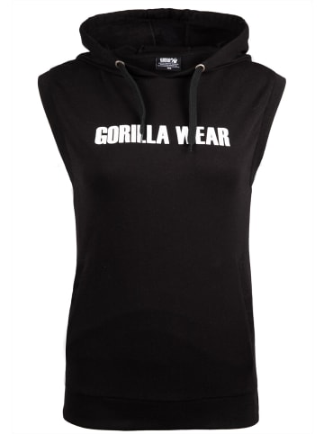 Gorilla Wear Ärmelloser Hoodie - Virginia - Schwarz