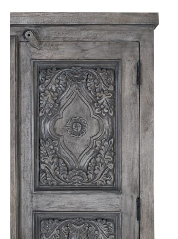 Giner y Colomer Kleiderschrank aus massivem Mangoholz mit viel Platz in Gray