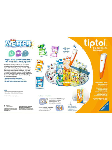 Ravensburger Merkspiel tiptoi® Mein Wetter 3-4 Jahre in bunt