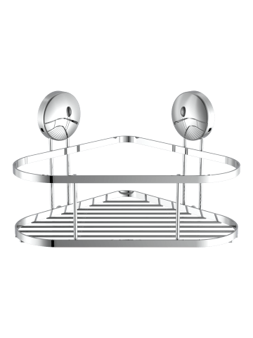 Eisl Duschablage, Chrom, zum Schrauben und Kleben