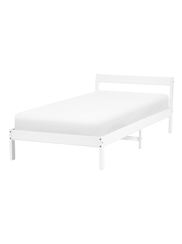 Beliani Kinderbett MADONE in Weiß - (W) 95 x (H) 65 x (L) 205 cm