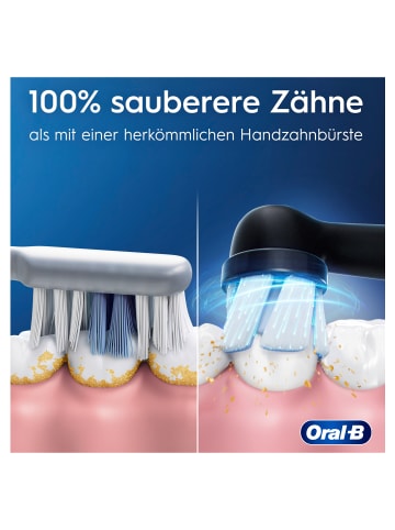 Oral-B Elektr. Zahnbürste "iO2 + 12 Bürsten Ultimative Reinigung" in Schwarz