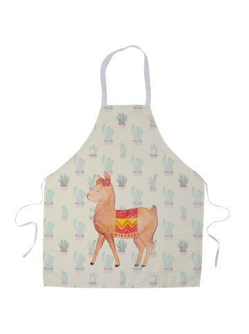 Mr. & Mrs. Panda Schürze Alpaka Stolz ohne Spruch in Kaktus Grün