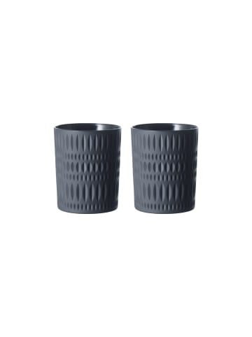 Nachtmann 2er Set Becher Ethno 304 ml schwarz in schwarz