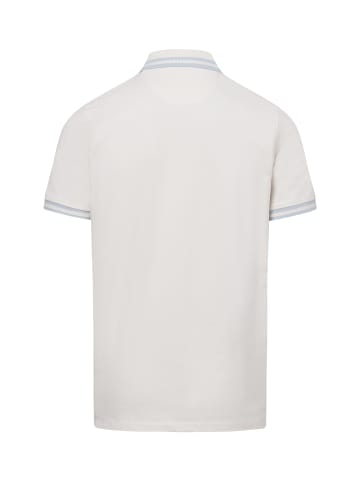 Finshley & Harding London Poloshirt in ecru hellblau - 0001