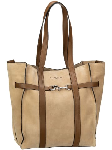 LIEBESKIND BERLIN Shopper Mara Suede Tote L in Natural