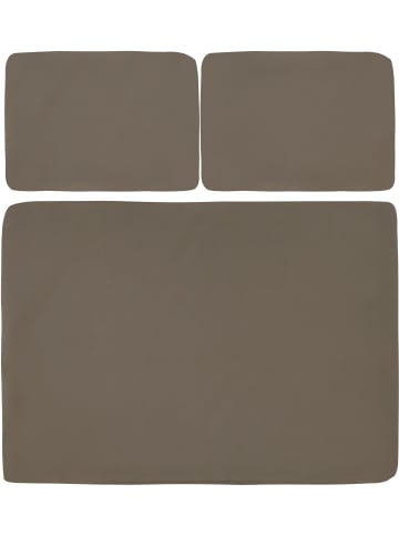 Aspero Wasserdichte Palettenkissenbezüge 3-teilig Manduria in Taupe