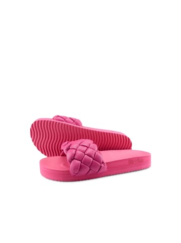 Flip Flop Slides "pool*weave" in Pink