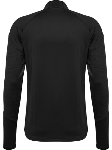 Hummel Trainingsjacke "Pro Training Half Zip" in Schwarz