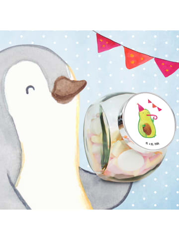 Mr. & Mrs. Panda Süßigkeitenglas Avocado Geburtstag ohne Spruch in Weiß
