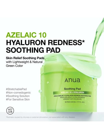 Anua Toner-Pads Azelaic 10 Hyaluron Calming Pads, 230 g