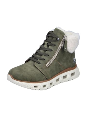 rieker Schnürboots in Grün