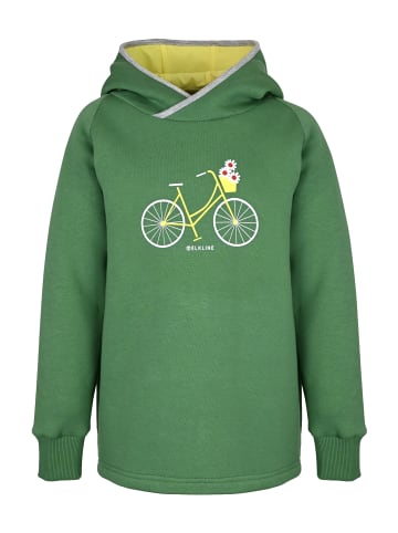 elkline Hoodie Keep It in mossgreen