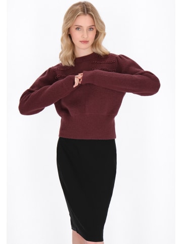 myMo Women Sweater in burgundy