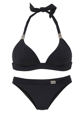 LASCANA Triangel-Bikini in schwarz