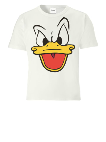 Logoshirt Kinder Organic T-Shirt Disney – Donald Duck in altweiß