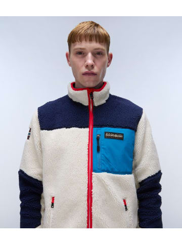 Napapijri Pullover "Yupik Fz 3" in Beige