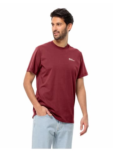 Jack Wolfskin Rundhals T-Shirt für Herren in rot