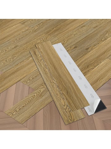 Home Nature Wohnkonzept Vinylboden Selbstklebend in Eiche Europäisch 91.44x15.24x0.15 cm