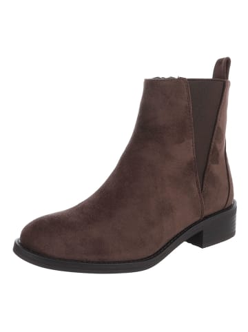 Ital-Design Stiefelette in Braun