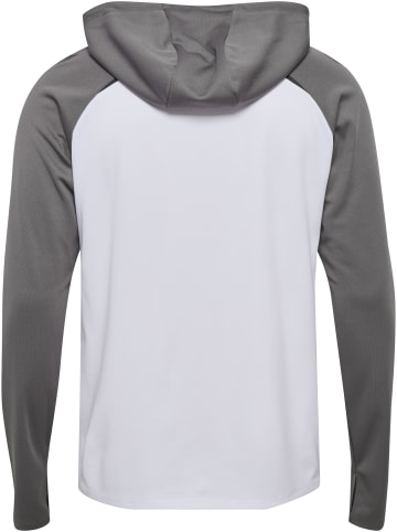 Hummel Reißverschluss Jacke Daumenlöcher Hmllead Herren in WHITE/STEEL GRAY