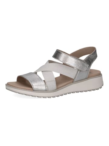 Caprice Sandalen in Metallic Silver