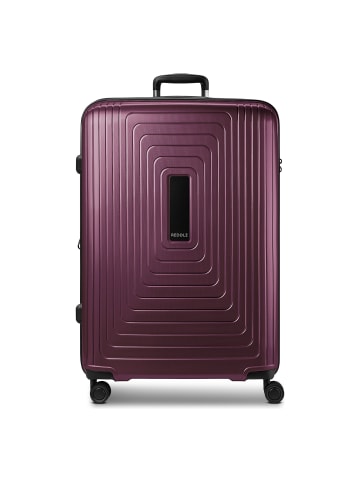Redolz Essentials 14 4 Rollen Trolley L 77 cm mit Dehnfalte aubergine metallic