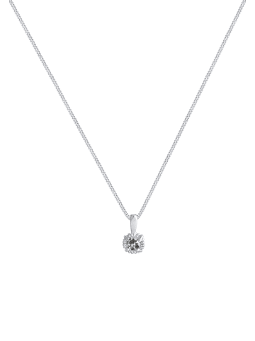 Elli DIAMONDS  Halskette 925 Sterling Silber Diamant in Silber