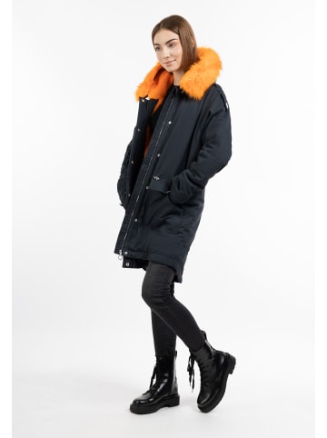 myMo Damen Winterparka in Marine Orange