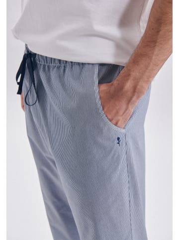 Seidensticker Pyjamahose Regular in Mittelblau