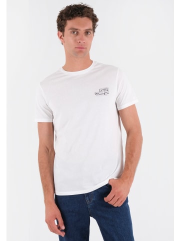 Organication T-Shirt "MOR15814" in Cremeweiß