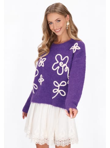 IZIA Women Sweater in violet