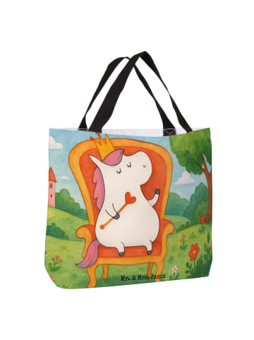Mr. & Mrs. Panda Tasche Einhorn Prinzessin Design ohne Spruch in Weiß
