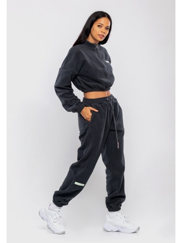 Tom Barron Trainingsanzug WOMAN REGULAR FIT FLEECE FABRIC TRACK SUIT in anthrazit