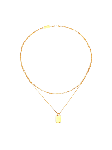 KUZZOI Halskette für Herren in gold