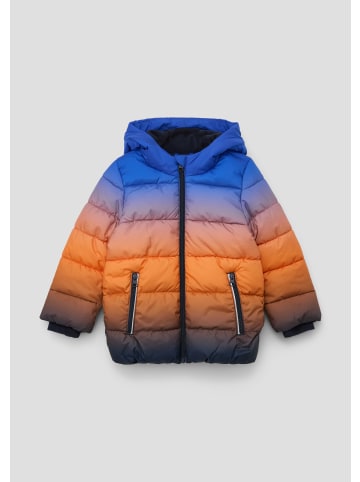 s.Oliver Outdoor-Jacke langarm in Blau-mehrfarbig-orange