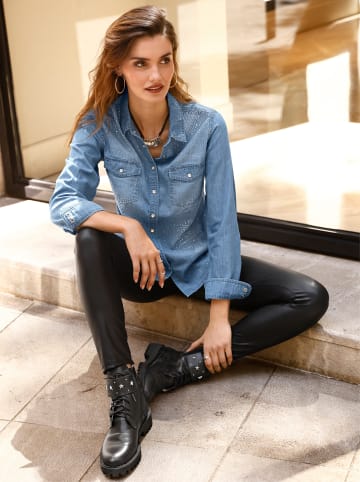 WITT WEIDEN Jeansbluse in blue-bleached