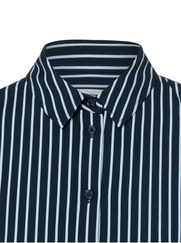 SAMSOE & SAMSOE Bluse Majan in marine hellblau - 0009