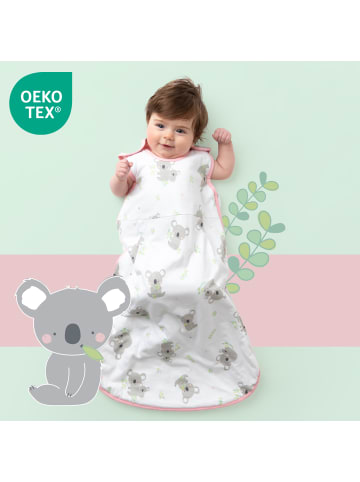 Schlummersack Babyschlafsack, 1.0 TOG in Rosa-Weiß
