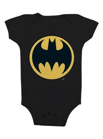 Batman Kinder Kurzarmbody in Schwarz